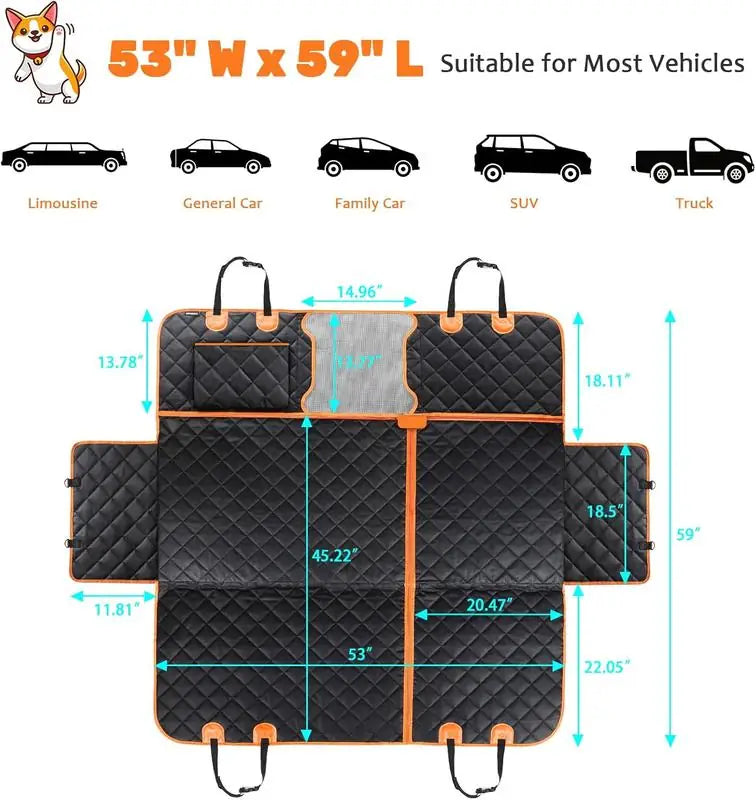 Dog Car Seat Cover