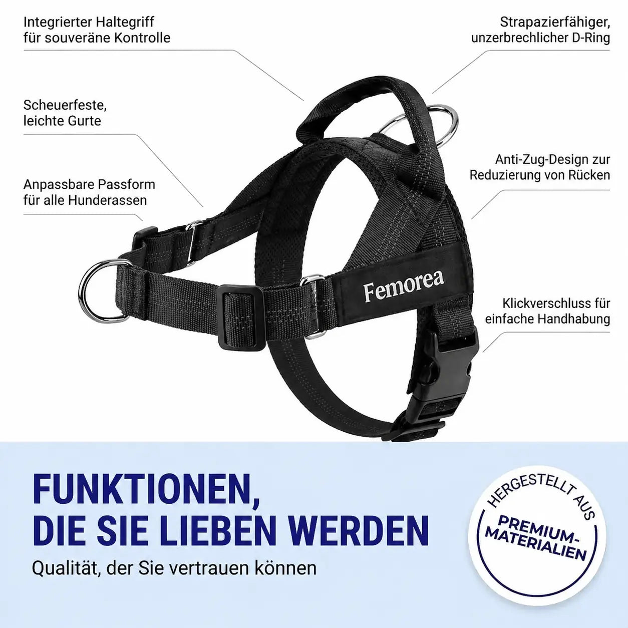 Custom No-Pull Harness